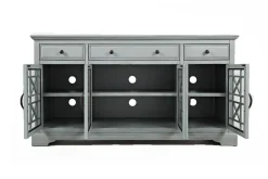 Mor Furniture Media Consoles & Hutches|Tv Stands|Skyy Media Console In Gray, 70 Inch