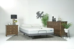 Mor Furniture Foundation & Mattress Sets|Sleepmor 12 Inch Copper Infused Medium Mattress & Adjustable Foundation, Twin