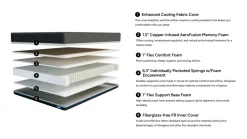 Mor Furniture Foundation & Mattress Sets|Sleepmor 10 Inch Hybrid Cool Firm Mattress & Adjustable Foundation, Twin