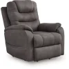 Mor Furniture Recliners|Lift Chairs|Snowfield 2 Power Lift Chair In Gunmetal
