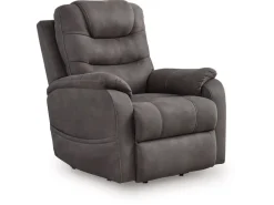 Mor Furniture Recliners|Lift Chairs|Snowfield 2 Power Lift Chair In Gunmetal