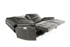 Mor Furniture Reclining Sofas|Sofas|Sofia 3 Power Sofa In Brown Leather