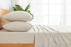 Mor Furniture Sheets & Pillowcases|Sheets & Pillowcases|Soft Wash Sheets In White, Twin