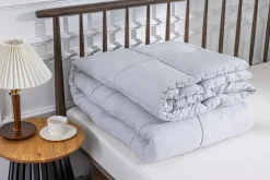 Mor Furniture Duvets & Coverlets|Duvets & Coverlets|Soft Washed Down Alternative Comforter In Gray, Queen