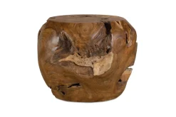 Mor Furniture Outdoor Accent Tables|Sola Outdoor Round End Table In Natural
