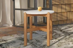 Mor Furniture Outdoor Accent Tables|Solstice Outdoor End Table In Brown