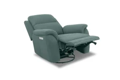 Mor Furniture Recliners|Sorrengail 3 Power Recliner In Light Blue