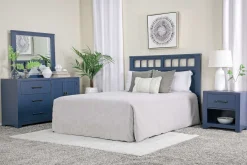 Mor Furniture Bedroom Sets|St Regis Panel Headboard, Dresser, Mirror & Nightstand In White, Twin