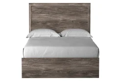 Mor Furniture Bedroom Sets|Stelsie Panel Bed, Dresser, Mirror & Nightstand In Gray, Full