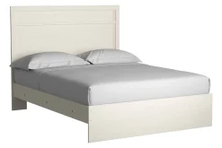 Mor Furniture Bedroom Sets|Stelsie Panel Bed, Dresser, Mirror & Nightstand In Gray, Full