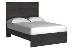Mor Furniture Bedroom Sets|Stelsie Panel Bed, Dresser, Mirror & Nightstand In Gray, Full
