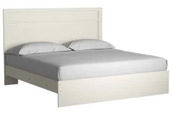 Mor Furniture Bedroom Sets|Stelsie Panel Bed, Dresser, Mirror & Nightstand In Gray, Full
