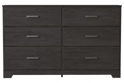 Mor Furniture Bedroom Sets|Stelsie Panel Bed, Dresser, Mirror & Nightstand In Gray, Full