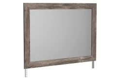 Mor Furniture Bedroom Sets|Stelsie Panel Bed, Dresser, Mirror & Nightstand In Gray, Full