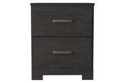 Mor Furniture Bedroom Sets|Stelsie Panel Bed, Dresser, Mirror & Nightstand In Gray, Full