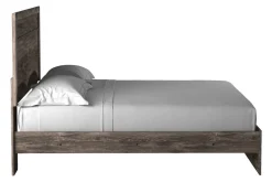 Mor Furniture Beds|Stelsie Panel Bed In Gray, Full