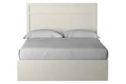 Mor Furniture Beds|Stelsie Panel Bed In Gray, Full