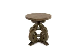 Mor Furniture Sofa & End Tables|Stone Round End Table In Charcoal