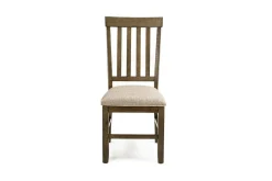 Mor Furniture Dining Chairs|Stone Side Chair In , Upholstered Slat White