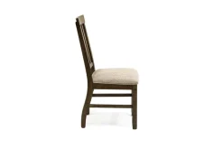 Mor Furniture Dining Chairs|Stone Side Chair In , Upholstered Slat White