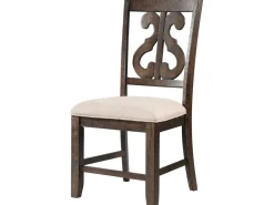 Mor Furniture Dining Chairs|Stone Side Chair In , Upholstered Slat White