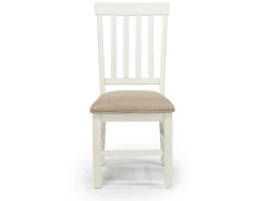 Mor Furniture Dining Chairs|Stone Side Chair In , Upholstered Slat White