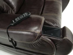 Mor Furniture Lift Chairs|Recliners|Str 3 Power Lift Chair W/ Wireless Charger In Gunmetal