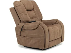 Mor Furniture Lift Chairs|Recliners|Str 3 Power Lift Chair W/ Wireless Charger In Gunmetal