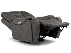 Mor Furniture Recliners|Str 3 Power Recliner W/ Wireless Charger In Gunmetal