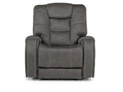 Mor Furniture Recliners|Str 3 Power Recliner W/ Wireless Charger In Gunmetal