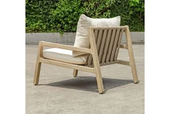 Mor Furniture Outdoor Lounge Chairs|Strapped Outdoor Lounge Chair In Honey
