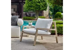Mor Furniture Outdoor Lounge Chairs|Strapped Outdoor Lounge Chair In Honey