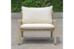Mor Furniture Outdoor Lounge Chairs|Strapped Outdoor Lounge Chair In Honey