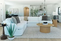 Mor Furniture Sectionals|Stratus 5 Piece Sectional In Aline Saddle Leather