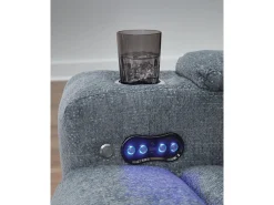 Mor Furniture Reclining Loveseats|Loveseats|Studio Cave 2 Power Console Loveseat In Steel