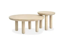 Mor Furniture Sofa & End Tables|Sunset Cove Nesting Coffee Tables In Sanibel Brown