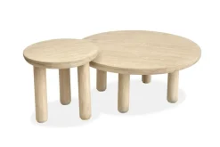 Mor Furniture Sofa & End Tables|Sunset Cove Nesting Coffee Tables In Sanibel Brown