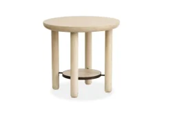 Mor Furniture Sofa & End Tables|Sunset Cove Round End Table In Sanibel Brown
