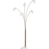 Mor Furniture Shop All Lighting & Lamps|Office Lighting|Taliya Arc Floor Lamp In Champagne/White