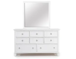 Mor Furniture Bedroom Mirrors|Tamarack Mirror In White