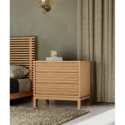 Mor Furniture Nightstands|Tanner 2 Drawer Nightstand In Roux