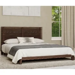 Mor Furniture Beds|Tanner Platform Bed In Flaxen, Full