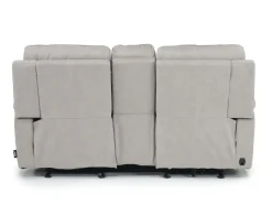 Mor Furniture Reclining Loveseats|Loveseats|Tate 2 Power Console Loveseat In Dove