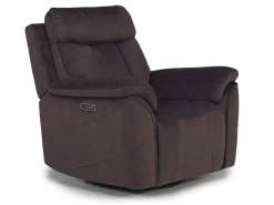 Mor Furniture Recliners|Tate Power Gliding Recliner In Dove