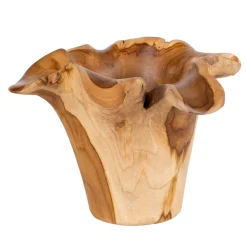 Mor Furniture Trays & Boxes|Teakflow Bowl In Brown