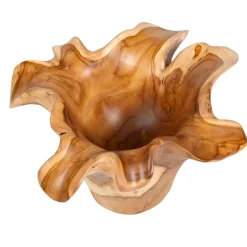 Mor Furniture Trays & Boxes|Teakflow Bowl In Brown