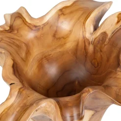 Mor Furniture Trays & Boxes|Teakflow Bowl In Brown