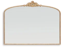 Mor Furniture Accent Mirrors|Tellora Accent Mirror In Gold