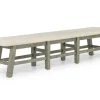 Mor Furniture Dining Benches|Telluride Dining Bench In Driftwood