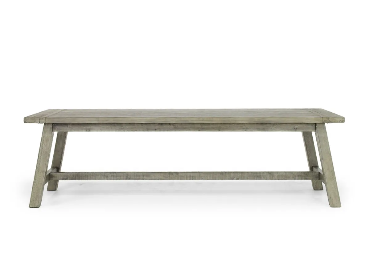 Mor Furniture Seating For 6|Dining Room Sets|Telluride Dining Table & 6 X-Back Chairs In Driftwood